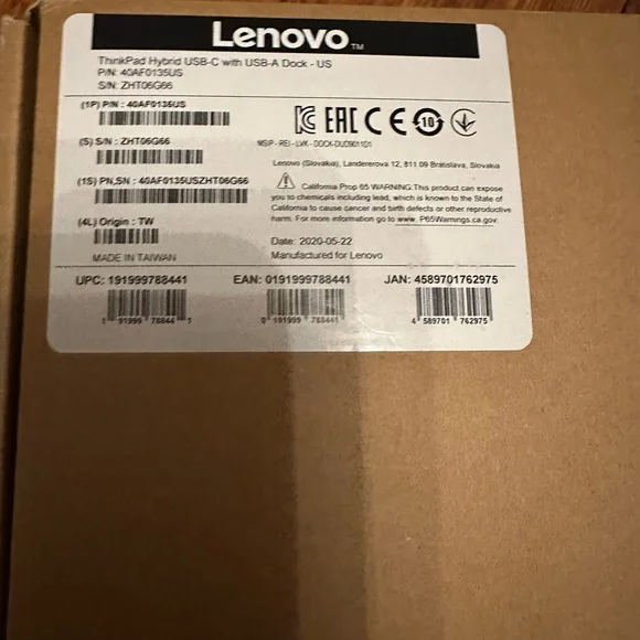 🆕Lenovo ThinkPad Hybrid USB-C with USB-A Dock US (40AF0135US - Picture 10 of 11